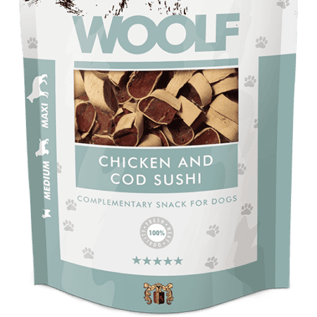 Woolf Chicken and Cod Sushi
